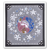 Santa & Stockings Rounds <br/>A5 Square Groovi Plate Set
