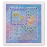 Freesias, Lily of the Valley & Bouquet <br/>A5 Square Groovi Plate Set