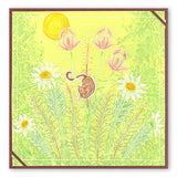 Wrens & Wild Flowers <br/>A5 Square Groovi Plate Set