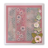 Tina's Floral Panel <br/>A6 Square Groovi Baby Plate
