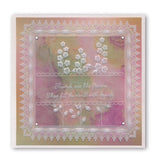 Tina's Floral Panel <br/>A6 Square Groovi Baby Plate