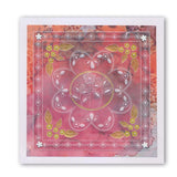 Tina's Flower Burst <br/>A6 Square Groovi Baby Plate