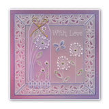 Tina's Dandelion & Floral Frames <br/>A5 Square Groovi Plate