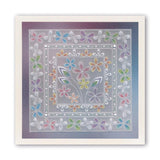 Tina's Butterfly & Floral Frames <br/>A5 Square Groovi Plate