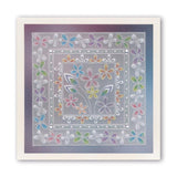 Tina's Butterfly & Flower Frames <br/>A5 Square Groovi Plate Set
