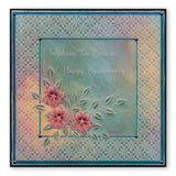 Tina's 3D Flowers & Butterflies <br/>A4 Square Groovi Plate