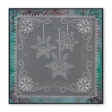 Large Snowflakes <br/>A5 Square Groovi Piercing Grid