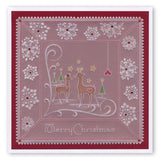 Tina's Christmas Corners 4 <br/>A4 Square Groovi Plate