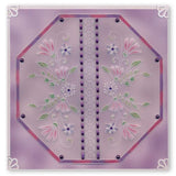 Tina's Floral Swirls & Corners 1 & 2 <br/>A4 Square Groovi Plate Set