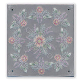 Tina's Floral Swirls & Corners 1 & 2 <br/>A4 Square Groovi Plate Set