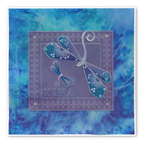 Tina's Dragonfly Fun <br/>A5 Square Groovi Plate <br/>(Set GRO-AN-41015-03)