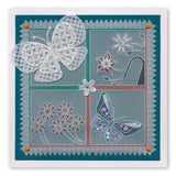 Tina's Butterfly Fun <br/>A5 Square Groovi Plate <br/>(Set GRO-AN-41015-03)