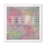 Tina's Floral Layering Rectangles <br/>A5 Square Groovi Plate