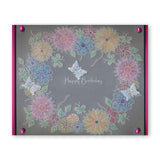 Tina's 3D Flowers & Butterflies <br/>A4 Square Groovi Plate