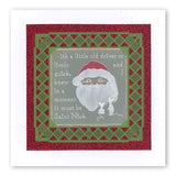 Twas the Night 6 - St. Nick <br/>A6 Square Groovi Baby Plate
