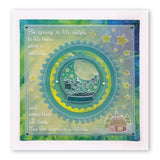 Twas the Night 14 - Snow Globe <br/>A6 Square Groovi Baby Plate