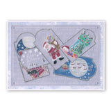 Twas the Night 12 - Bunting Stocking <br/>A6 Square Groovi Baby Plate