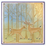 Woodland Animals & Treescape <br/>A5 Square Groovi Plate Set