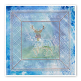 Stag Outline <br/>A6 Square Groovi Baby Plate <br/>(Set GRO-CH-40821-01)