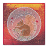Woodland Owls & Squirrel <br/>A5 Square Groovi Plate Set