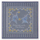 Angels & Stars A5 Square Groovi Plate <br/>(Set GRO-AL-40495-03)