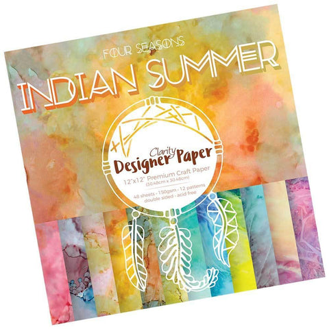 Indian Summer Designer Paper Pack 12" x 12"