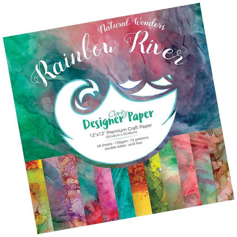 Rainbow River <br/>Designer Paper Pack 12" x 12"