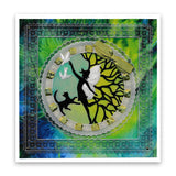 Fairy Enchantment Round <br/>A5 Square Groovi Plate <br/>(Set GRO-FY-40976-03)