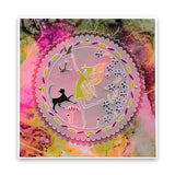 Fairy Enchantment Round <br/>A5 Square Groovi Plate <br/>(Set GRO-FY-40976-03)