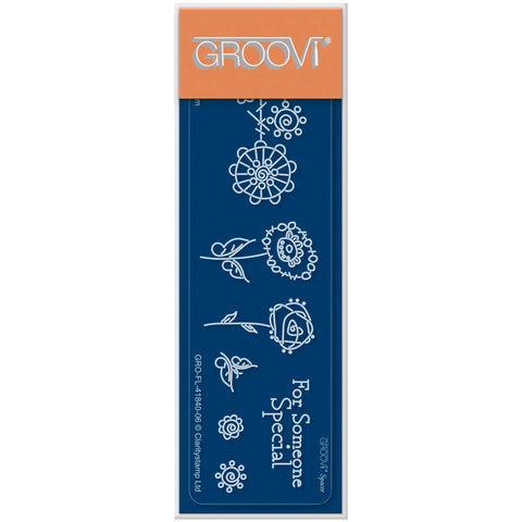Tina's Someone Special Flowers Groovi Spacer Plate