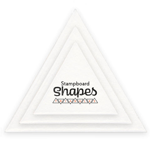 Clarity Stampboard Shapes - Triangle